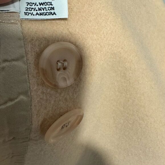 Forecaster of Boston Vintage Wool Angora Double Breasted Long Longline Coat - Picture 8 of 15